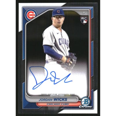 2024 Bowman Chrome Rookie Autographs #CRAJWI Jordan Wicks