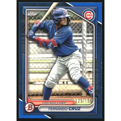 2024 Bowman Draft Blue #BD148 Fernando Cruz