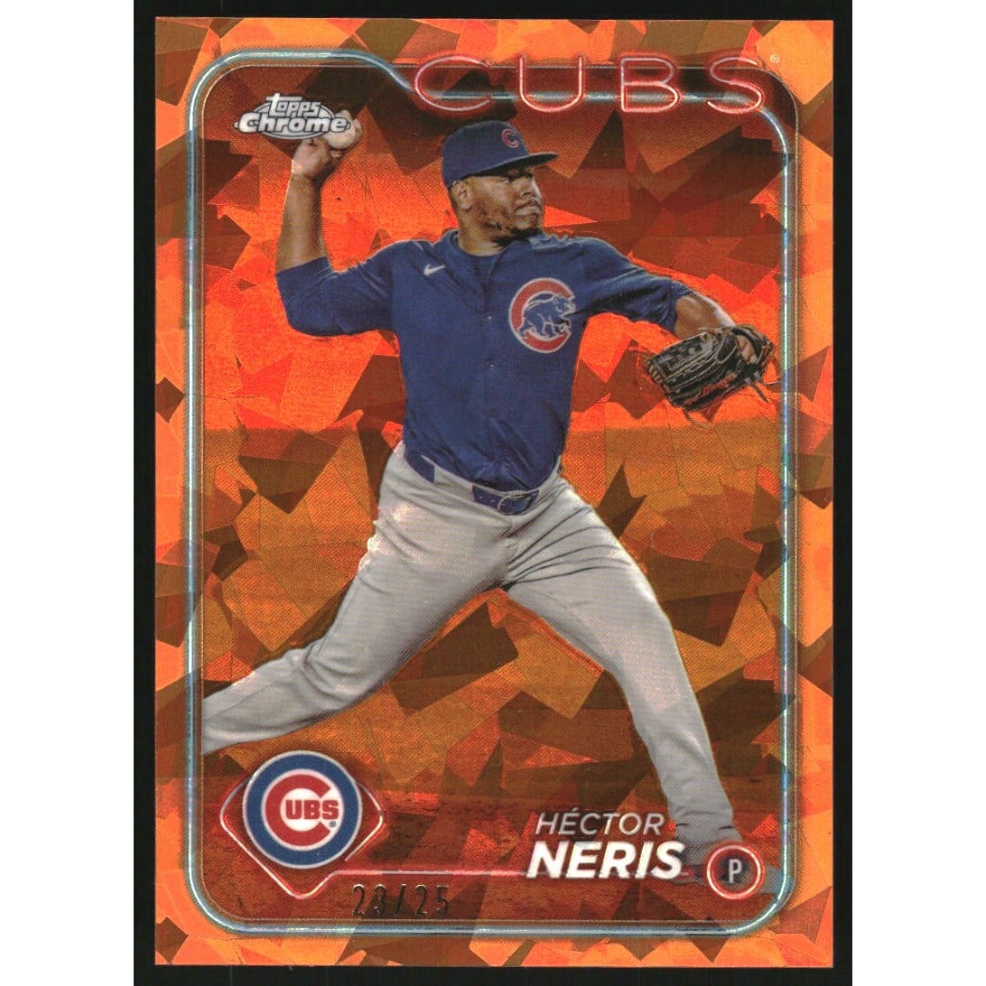 2024 Topps Chrome Update Sapphire Orange Refractors #USCS18 Hector Neris