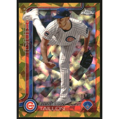 2025 Topps Chrome Sapphire Gold Refractors #33 Jameson Taillon