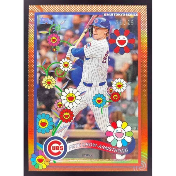 2025 Topps Murakami Tokyo Series Orange Foil #16 Pete Crow 