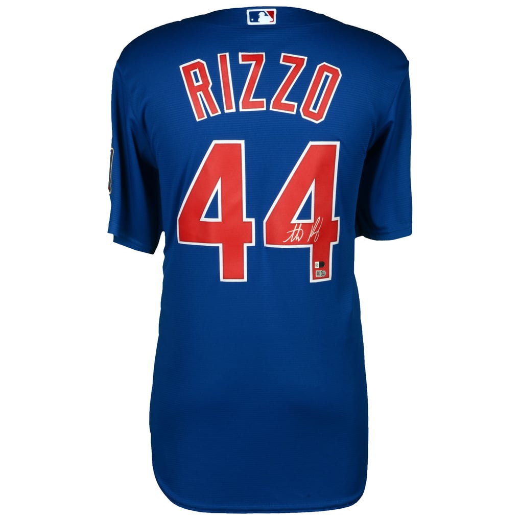 Chicago Cubs Anthony Rizzo Fanatics Authentic 2016 MLB World Series ...