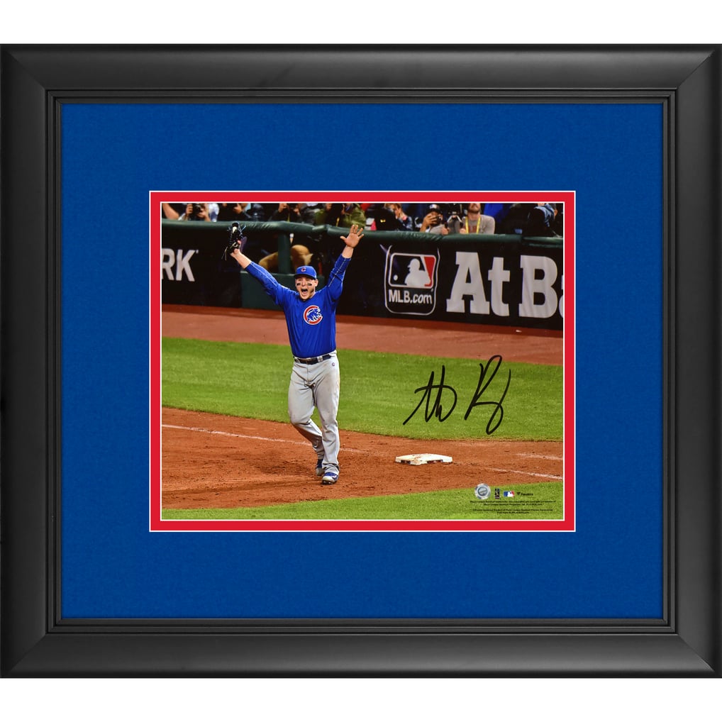 Chicago Cubs Anthony Rizzo Fanatics Authentic 2016 MLB World Series ...