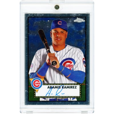 Aramis Ramirez Chicago Cubs Autographed 2021 Topps Chrome Platinum Anniversary Edition #PA-AR Card 