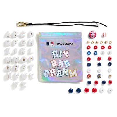 Chicago Cubs BaubleBar Mini Custom Bag Charm Bead Kit