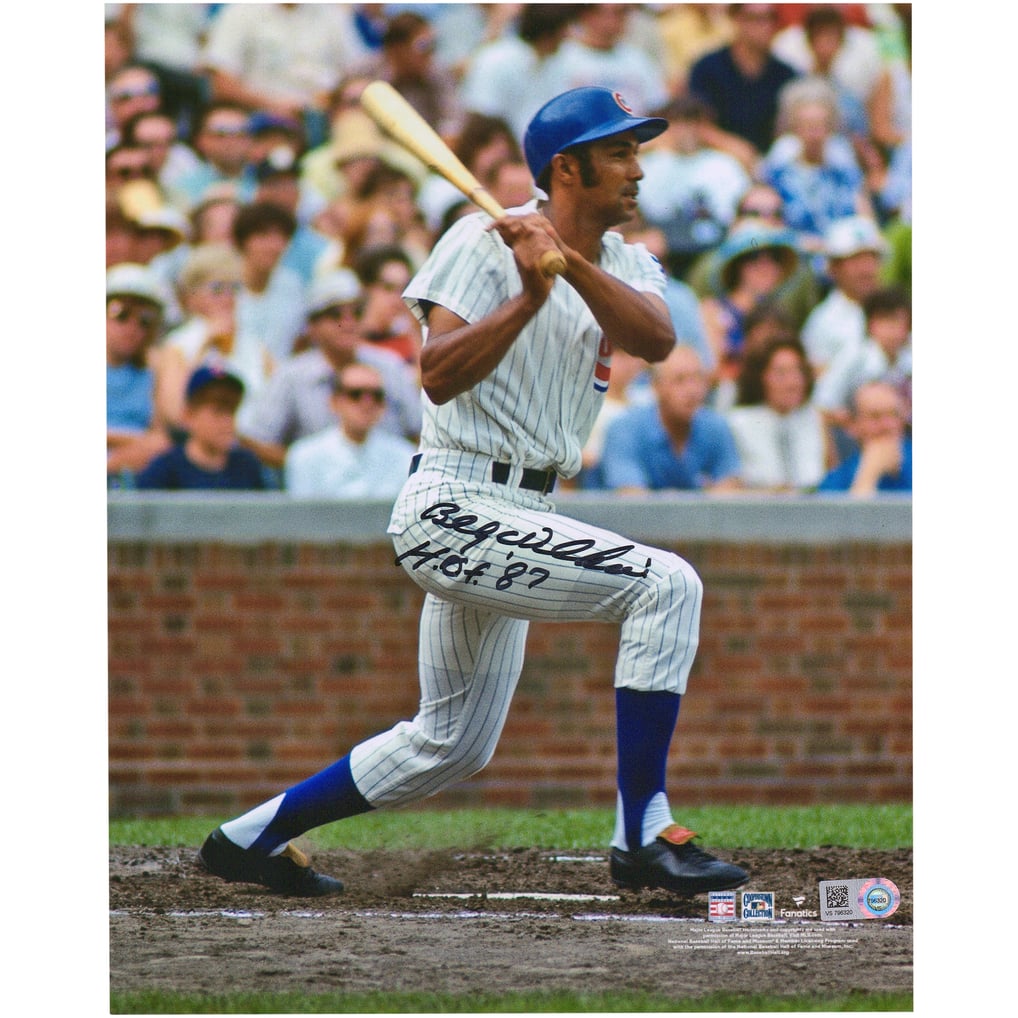 Autographed Chicago Cubs Billy Williams Fanatics Authentic 8