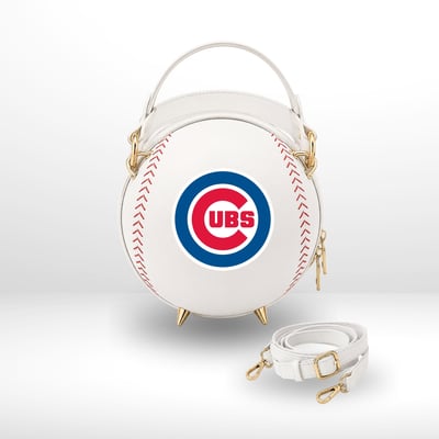 Chicago Cubs by Jill Martin Baseball Crossbody Fan Bag