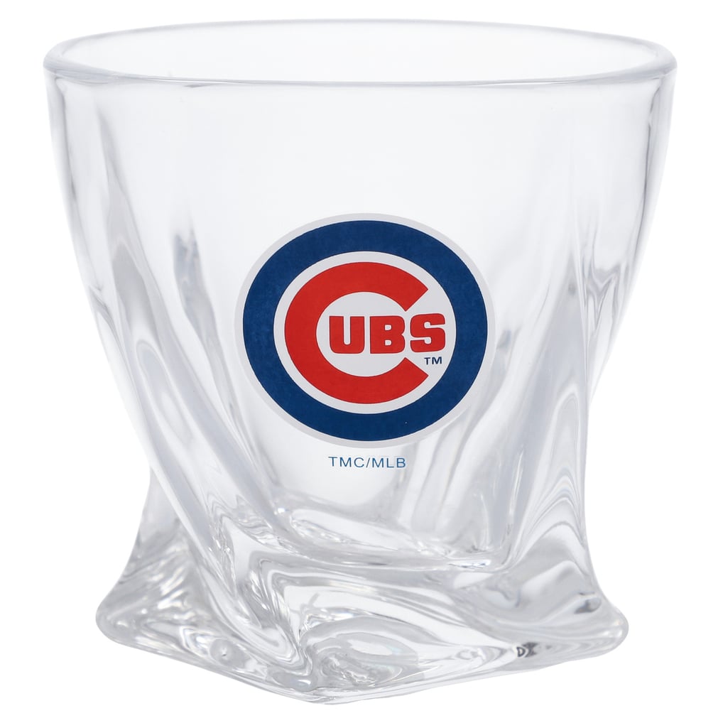 Chicago Rocks Glass Chicago Cubs 11oz. Logo Curved Rocks Glass