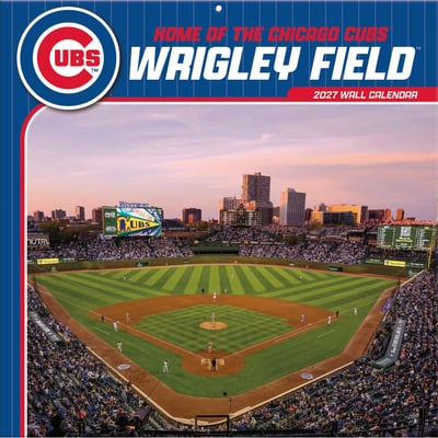 Chicago Cubs 12" x 12" Stadium Wall Calendar