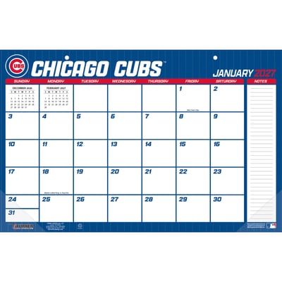 Chicago Cubs 17" x 11" Desk Pad Calendar