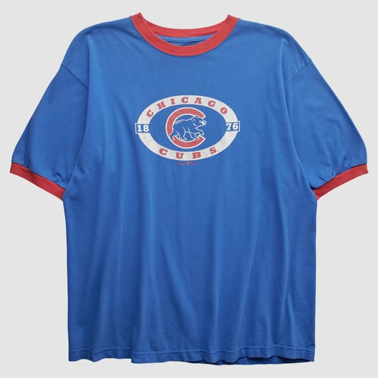 Chicago Cubs 2000s T-shirt - Blue - XL by Fanatics Real Vintage