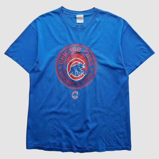 Chicago Cubs 2003 T-Shirt - Blue - M By Fanatics Real Vintage