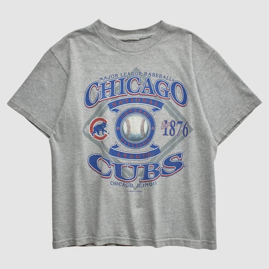 Chicago Cubs 2004 T-shirt - Heather Gray - XS by Fanatics Real Vintage
