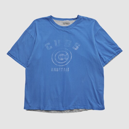Chicago Cubs 2010s T-shirt - Blue - M by Fanatics Real Vintage