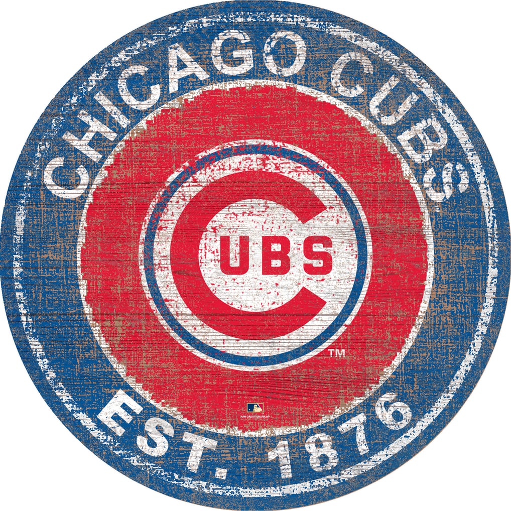 Chicago Cubs 4" Vinyl Decal Sticker – Multi-Color Logo For Car, Laptop, Water Bottle – BOGO