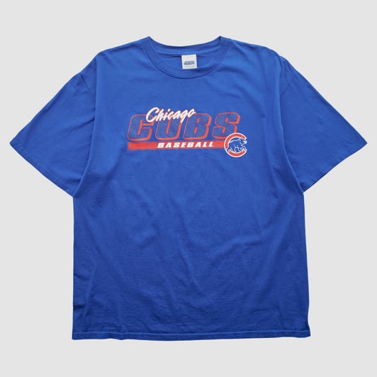 Chicago Cubs CSA 2000s T-shirt - Blue - XL by Fanatics Real Vintage