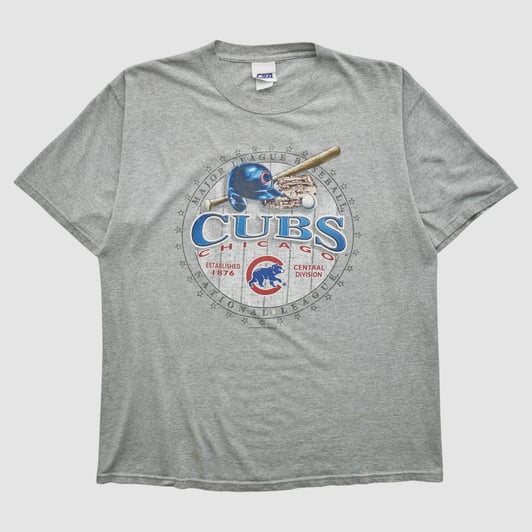 Chicago Cubs CSA 2000s T-shirt - Heather Gray - XL by Fanatics Real Vintage