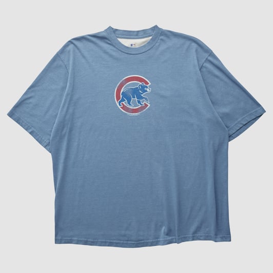 Chicago Cubs Genuine Merchandise 2000s T-shirt - Blue - XL by Fanatics Real Vintage