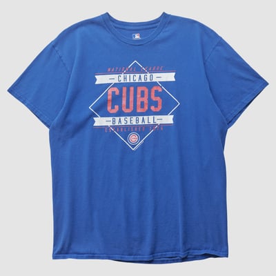 Chicago Cubs Genuine Merchandise 2010s T-shirt - Blue - L by Fanatics Real Vintage