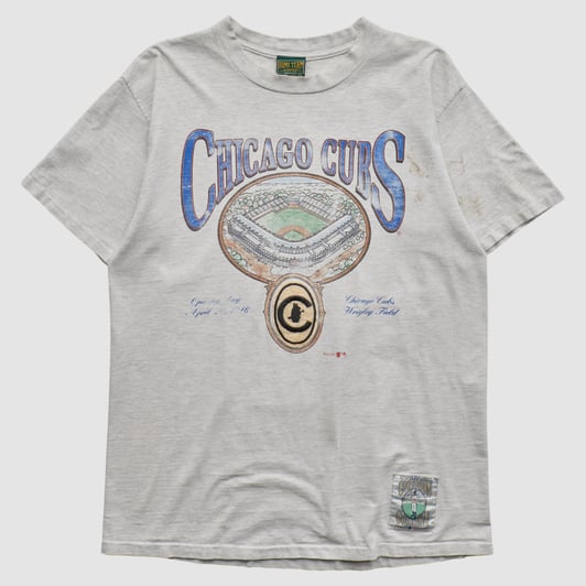 Chicago Cubs Home Team Advantage 1991 T-shirt - White - S by Fanatics Real Vintage