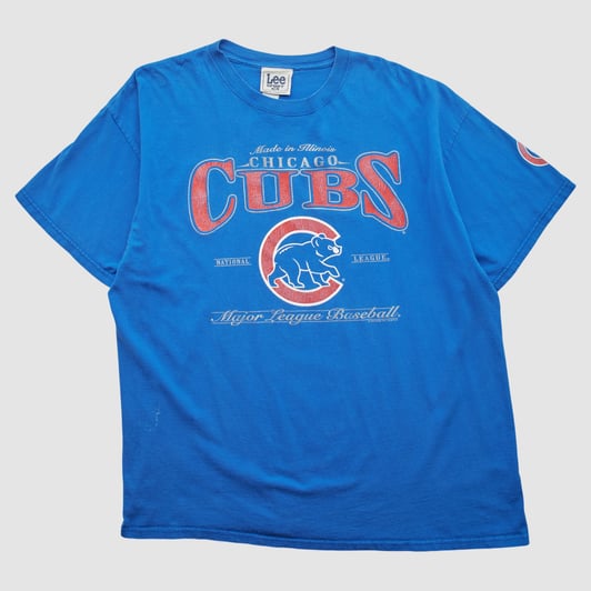 Chicago Cubs Lee Apparel 2000 T-shirt - Blue - 3XL by Fanatics Real Vintage
