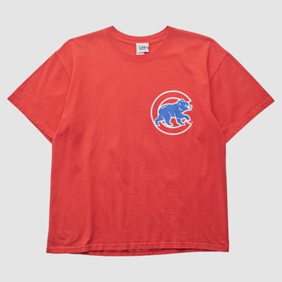 Chicago Cubs Lee Apparel 2000s T-shirt - Red - M by Fanatics Real Vintage