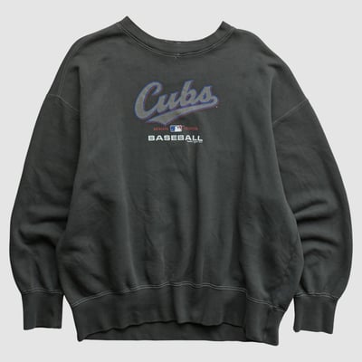 Chicago Cubs Majestic 2003 Pullover Sweatshirt - Black - XL by Fanatics Real Vintage