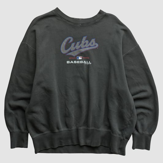 Chicago Cubs Majestic 2003 Pullover Sweatshirt - Black - XL by Fanatics Real Vintage