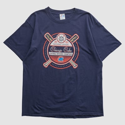 Chicago Cubs Majestic 2003 T-shirt - Navy - XL by Fanatics Real Vintage