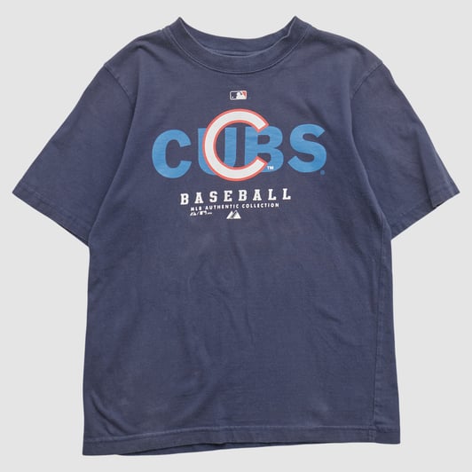 Chicago Cubs Majestic 2006 T-shirt - Navy - S by Fanatics Real Vintage