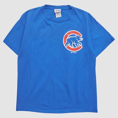 Chicago Cubs Majestic 2008 T-shirt - Blue - S by Fanatics Real Vintage