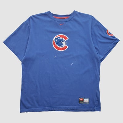 Chicago Cubs Nike 2000s T-shirt - Blue - XL by Fanatics Real Vintage