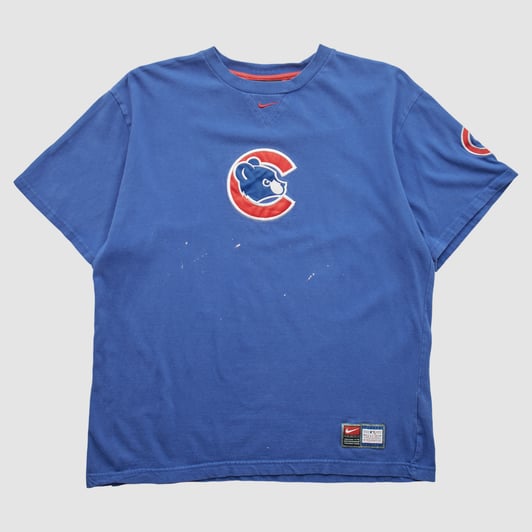 Chicago Cubs Nike 2000s T-shirt - Blue - XL by Fanatics Real Vintage