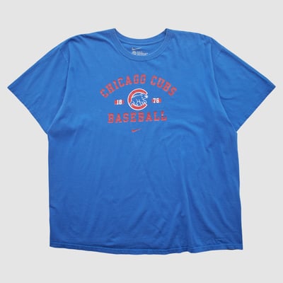 Chicago Cubs Nike 2010s T-shirt - Blue - 3XL by Fanatics Real Vintage