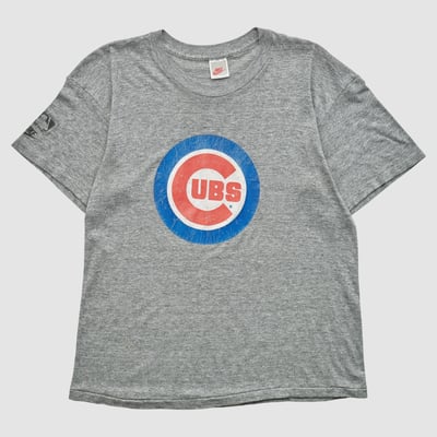Chicago Cubs Nike 90s T-shirt - Gray - M by Fanatics Real Vintage