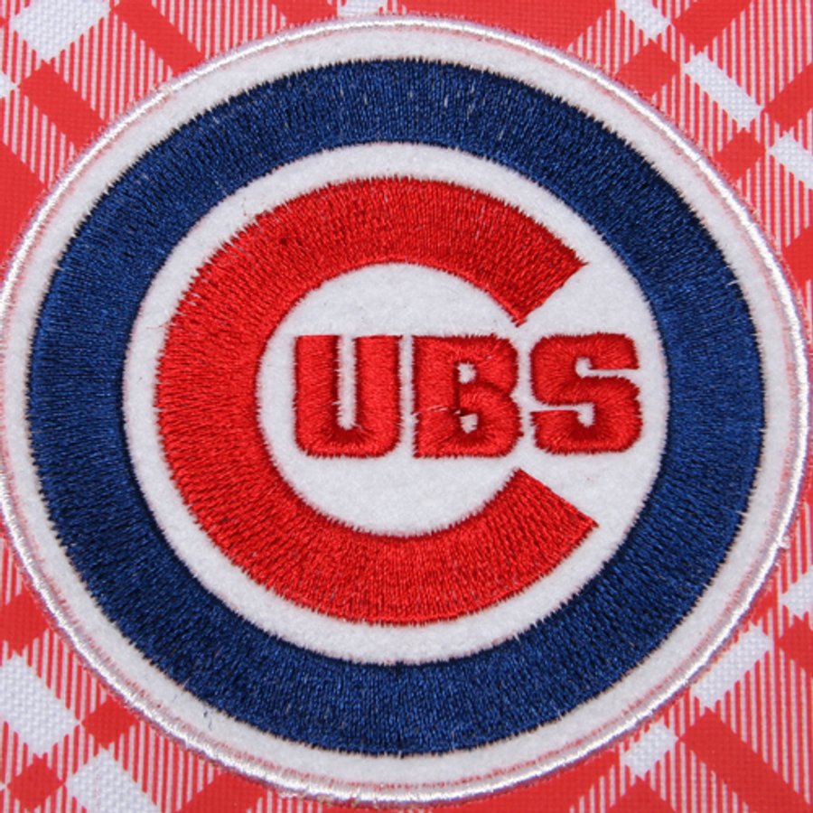 Chicago Cubs Plaid Southpaw Backpack - Red
