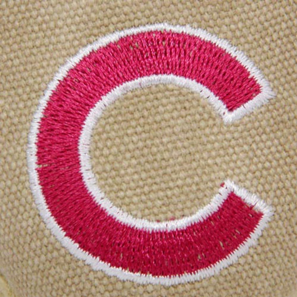 Cuce Shoes Chicago Cubs Women's The Groupie Espadrille Wedge Sandals - Tan