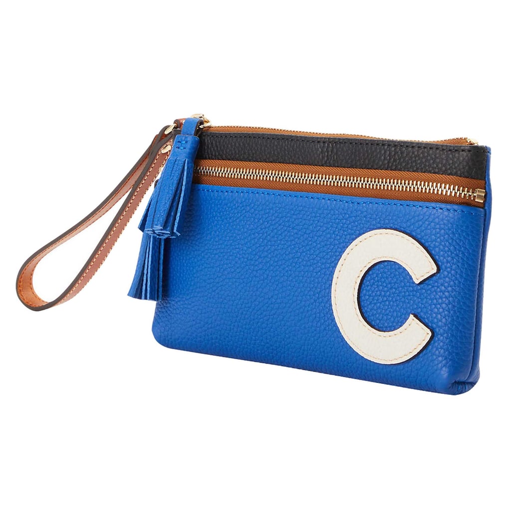 Chicago Cubs Dooney & Bourke Infield Double-Zip Wristlet display picture 1