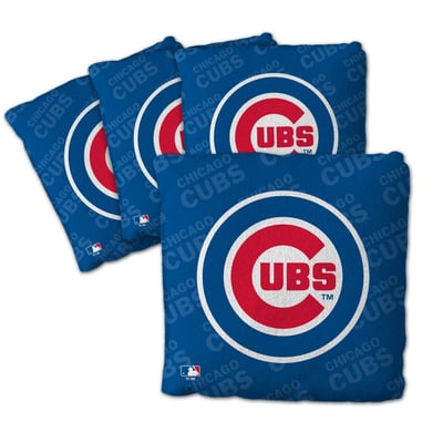 Chicago Cubs Fanpoint Four-Piece Cornhole Bag Set