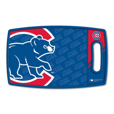 Chicago Cubs Fanpoint Logo Series Cutting Board
