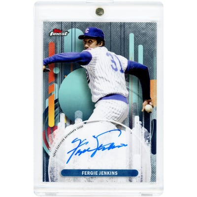 Fergie Jenkins Chicago Cubs Autographed 2025 Topps Finest #FA-FJ Card