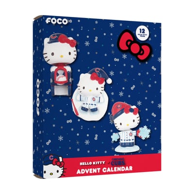 FOCO Chicago Cubs Hello Kitty Advent Calendar
