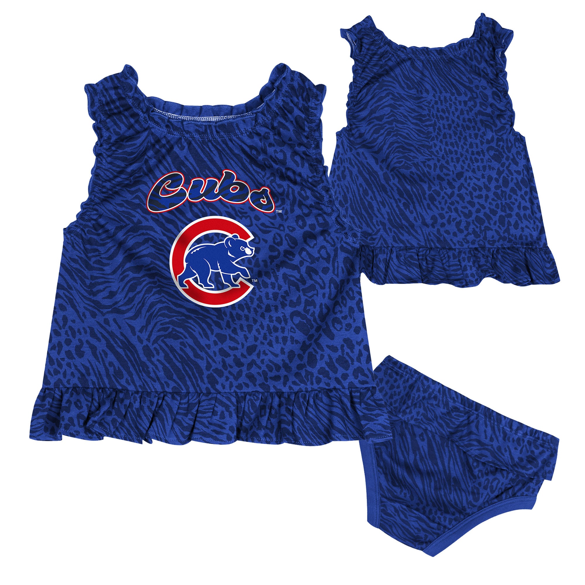 Infant Chicago Cubs Royal Playground Dress & Bloomers Set
