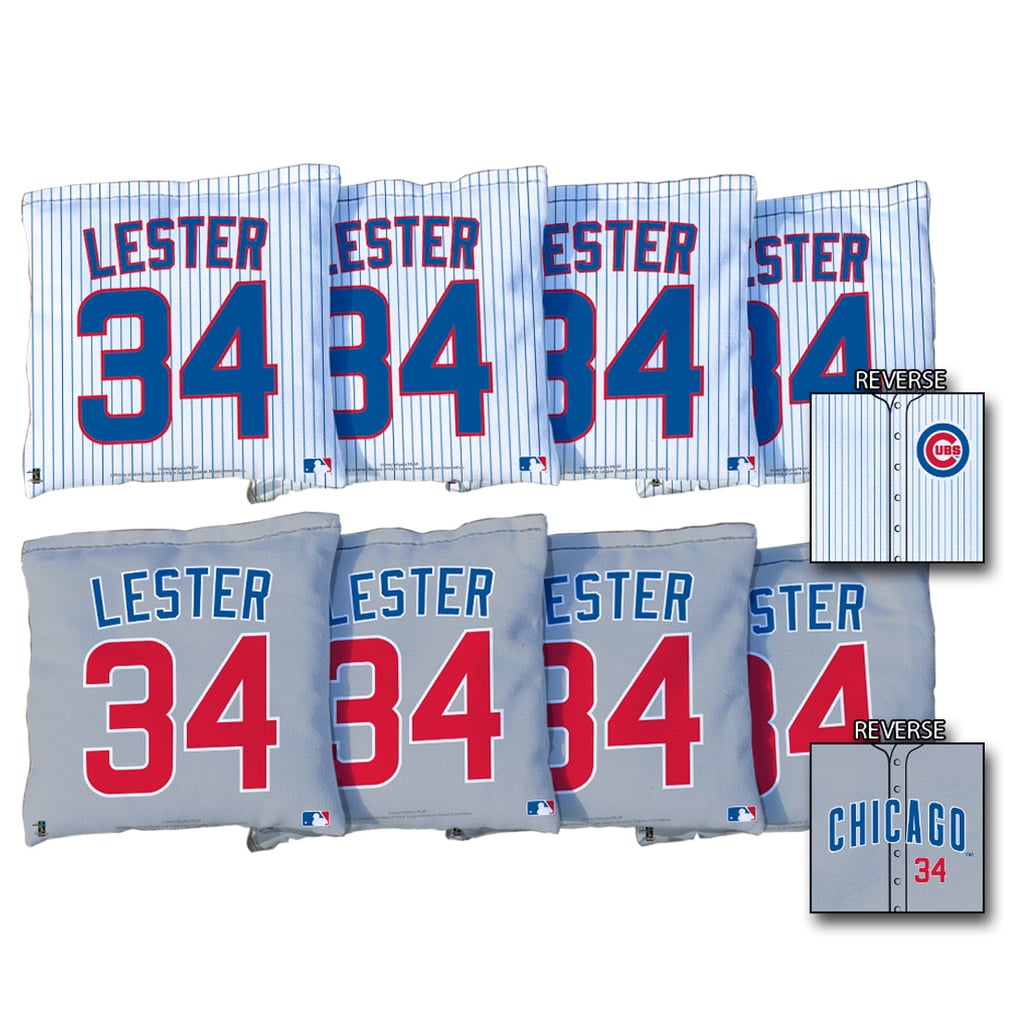 Set Von 8 Chicago Bears Cubs Cornhole Sitzsäcken KOSTENLOSER