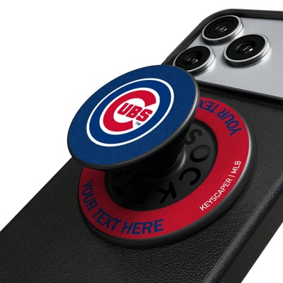 Chicago Cubs Keyscaper Personalized PopSockets Magnetic Phone Grip & Stand