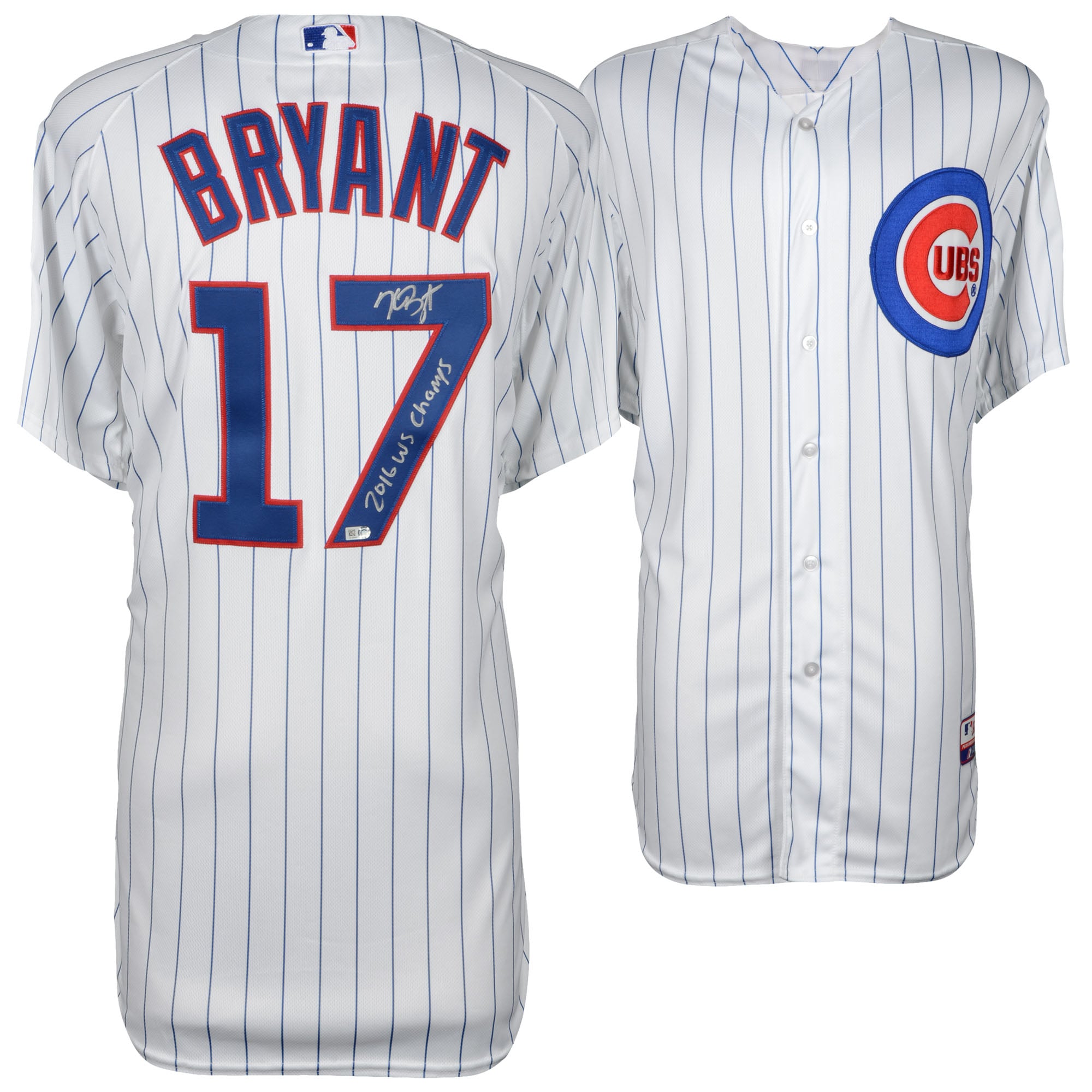 Autographed Chicago Cubs Kris Bryant Fanatics Authentic Majestic