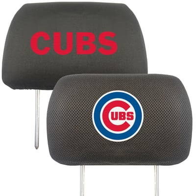 Chicago Cubs Logo Brands Car Head Rest Cover