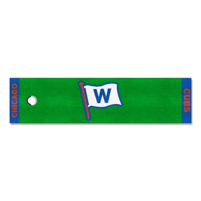 Chicago Cubs Logo Brands Putting Green Mat