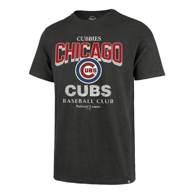 Chicago Cubs '47 Head On Scrum T-Shirt - Charcoal