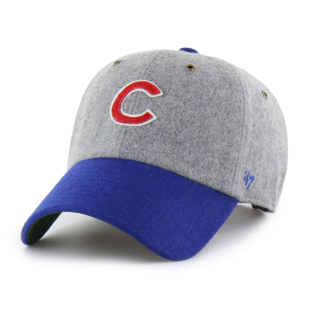  Chicago Cubs '47 Golden Age Wool Clean Up Adjustable Hat - Gray/Royal